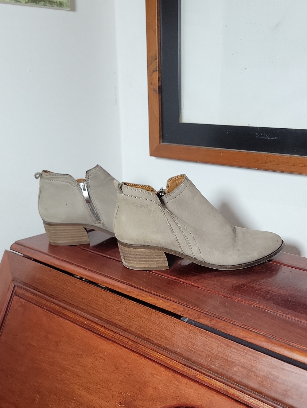 Women’s Taupe Ankle Booties
